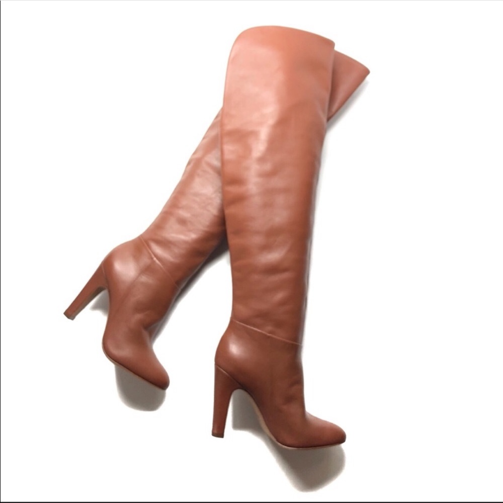 Anthropologie Candela Austin OTK Leather Boots